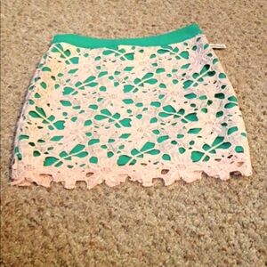 English Rose Lace skirt.